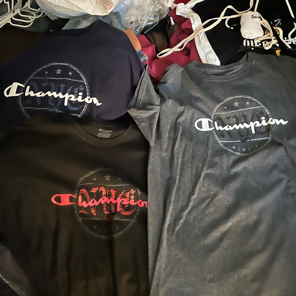 3 Champion T Shirts